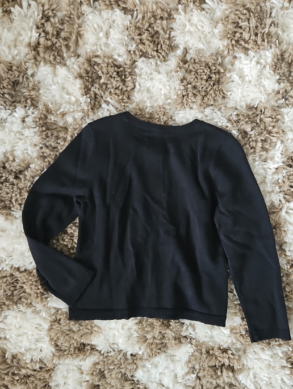 Crown & Ivy Black Girls' Cardigan | Size 4 - Picture 3 of 3